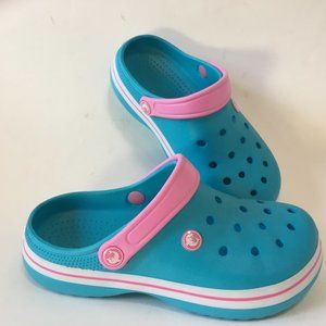 Unbranded Kids Clog Sandals Shoes Blue Pink White Dolphin Water Size 3 34 Child